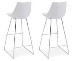 30" Thomas White Bar Stools, 2-Pack -Storage supplies store 810520066 7