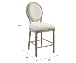 Windham Upholstered Bar Stools, 2-Pack -Storage supplies store 810520075 3