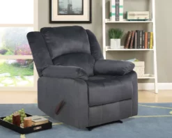 Sorrenson Gray Recliner -Storage supplies store 810524556 72