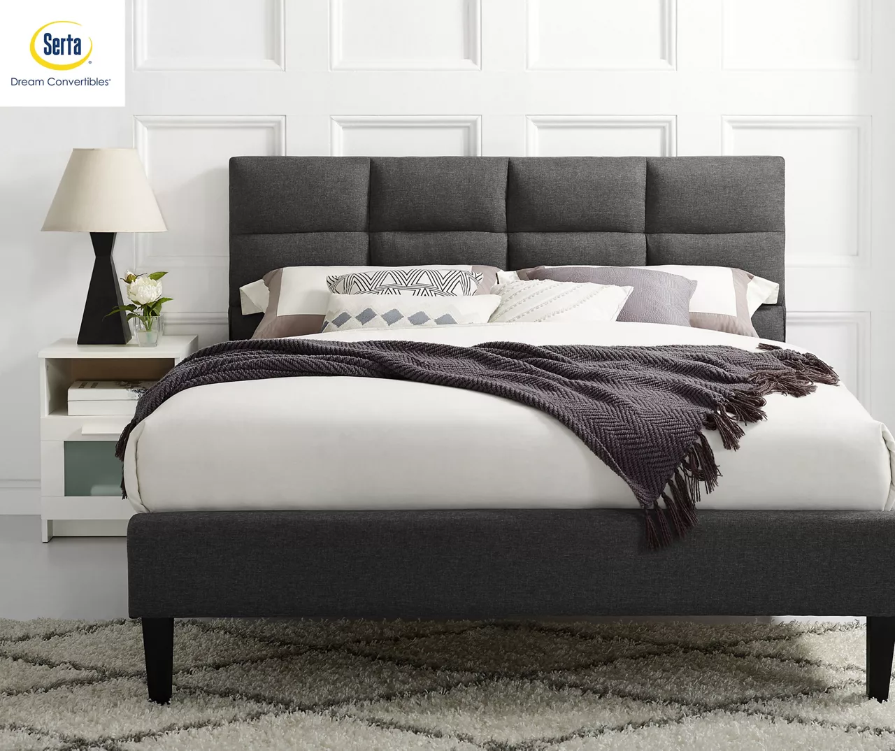 Orson Gray Full Upholstered Bed 3 Orson Gray Full Upholstered Bed