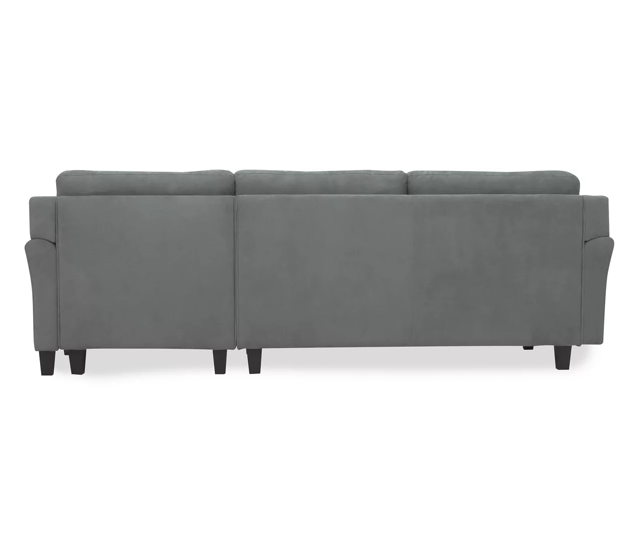 Hayward Gray Curved Arm Sectional 6 Hayward Gray Curved Arm Sectional - Image 4