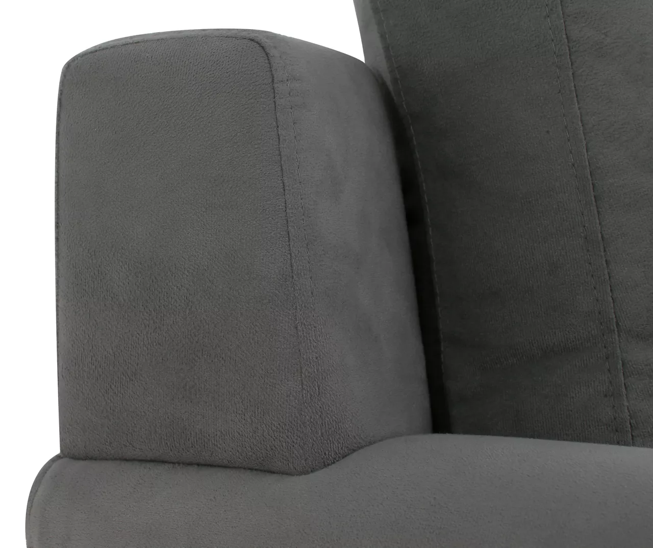 Hayward Gray Curved Arm Sectional 8 Hayward Gray Curved Arm Sectional - Image 6