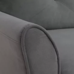 Hayward Gray Curved Arm Sectional 34 Hayward Gray Curved Arm Sectional -Storage supplies store 810524580 51