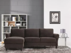 Waverley Coffee Brown Sectional 34 Waverley Coffee Brown Sectional -Storage supplies store 810524581 61