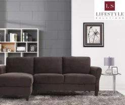 Waverley Coffee Brown Sectional 27 Waverley Coffee Brown Sectional -Storage supplies store 810524581 8