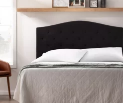 Brookside Curved Edge Upholstered Headboard -Storage supplies store 810527110 2