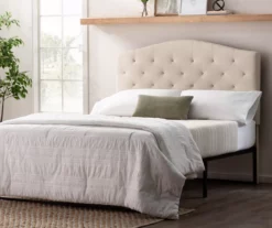 Brookside Curved Edge Upholstered Headboard -Storage supplies store 810527113 3