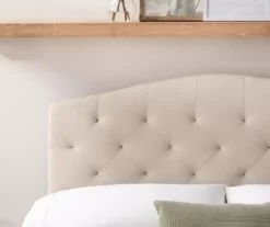 Brookside Curved Edge Upholstered Headboard -Storage supplies store 810527113 4
