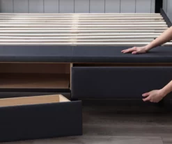 Brookside Anna Upholstered Storage Bed -Storage supplies store 810527227 810527229 3