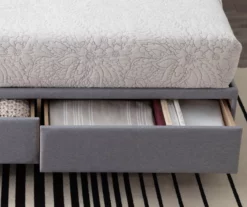 Brookside Anna Upholstered Storage Bed -Storage supplies store 810527228 810527230 4