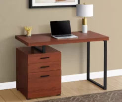 Monarch 48" Floating Computer Desk -Storage supplies store 810527333 1