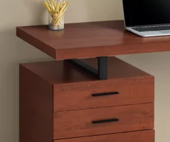 Monarch 48" Floating Computer Desk -Storage supplies store 810527333 3