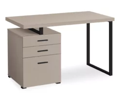 Monarch 48" Floating Computer Desk -Storage supplies store 810527336 2
