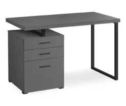 Monarch 48" Floating Computer Desk -Storage supplies store 810527337 2