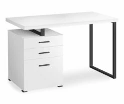 Monarch 48" Floating Computer Desk -Storage supplies store 810527338 2
