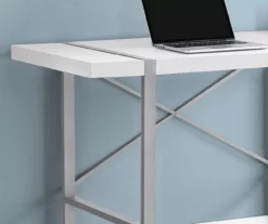 Monarch Paneled Metal Computer Desk -Storage supplies store 810527346 3