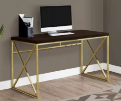Monarch Metal Computer Desk -Storage supplies store 810527353 1