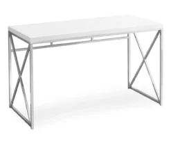 Monarch Metal Computer Desk -Storage supplies store 810527355 2