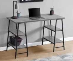 Monarch Metal 3 Tier Computer Desk -Storage supplies store 810527362 1