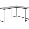 Monarch L-Shaped Metal Corner Desk 2 Monarch L-Shaped Metal Corner Desk -Storage supplies store 810527367 2