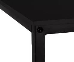 Black Metal L-Shaped Corner Desk -Storage supplies store 810527369 7