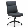 Villa Park Black Upholstered Armless Office Chair -Storage supplies store 810531597