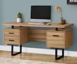 60" 3-Drawer Computer Desk -Storage supplies store 810533366 1 1