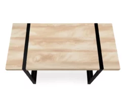 Natural Wood Look Thick Panel Computer Desk -Storage supplies store 810533411 5