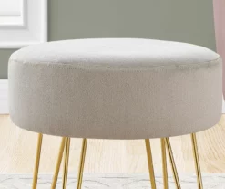 Hairpin Leg Upholstered Ottoman 27 Hairpin Leg Upholstered Ottoman -Storage supplies store 810533413 5