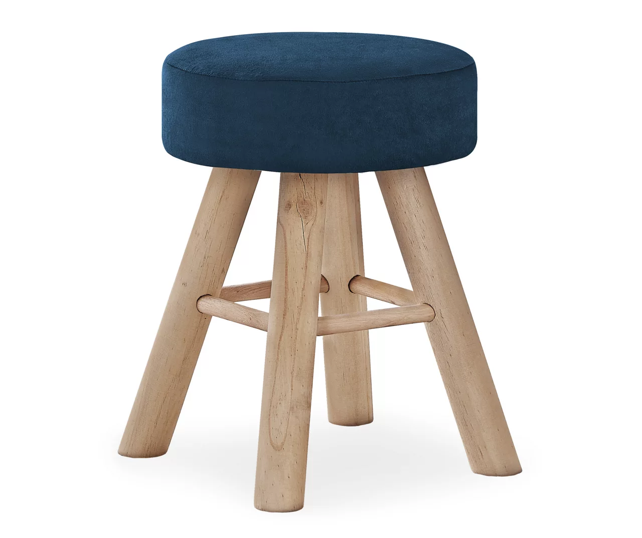 Wooden Leg Upholstered Ottoman 4 Wooden Leg Upholstered Ottoman - Image 2