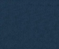 Blue Velvet Upholstered Wooden Ottoman -Storage supplies store 810533421 3