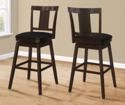 Faux Leather Swivel Bar Stools, 2-Pack 20 Faux Leather Swivel Bar Stools, 2-Pack -Storage supplies store 810533430 1