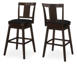 Faux Leather Swivel Bar Stools, 2-Pack 28 Faux Leather Swivel Bar Stools, 2-Pack -Storage supplies store 810533430 2