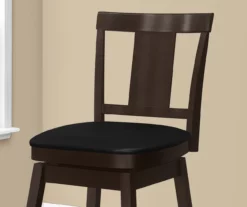 Faux Leather Swivel Bar Stools, 2-Pack 30 Faux Leather Swivel Bar Stools, 2-Pack -Storage supplies store 810533430 4