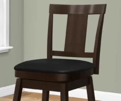 Faux Leather Swivel Bar Stools, 2-Pack 24 Faux Leather Swivel Bar Stools, 2-Pack -Storage supplies store 810533431 4