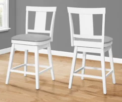 Faux Leather Swivel Bar Stools, 2-Pack 19 Faux Leather Swivel Bar Stools, 2-Pack -Storage supplies store 810533433 1