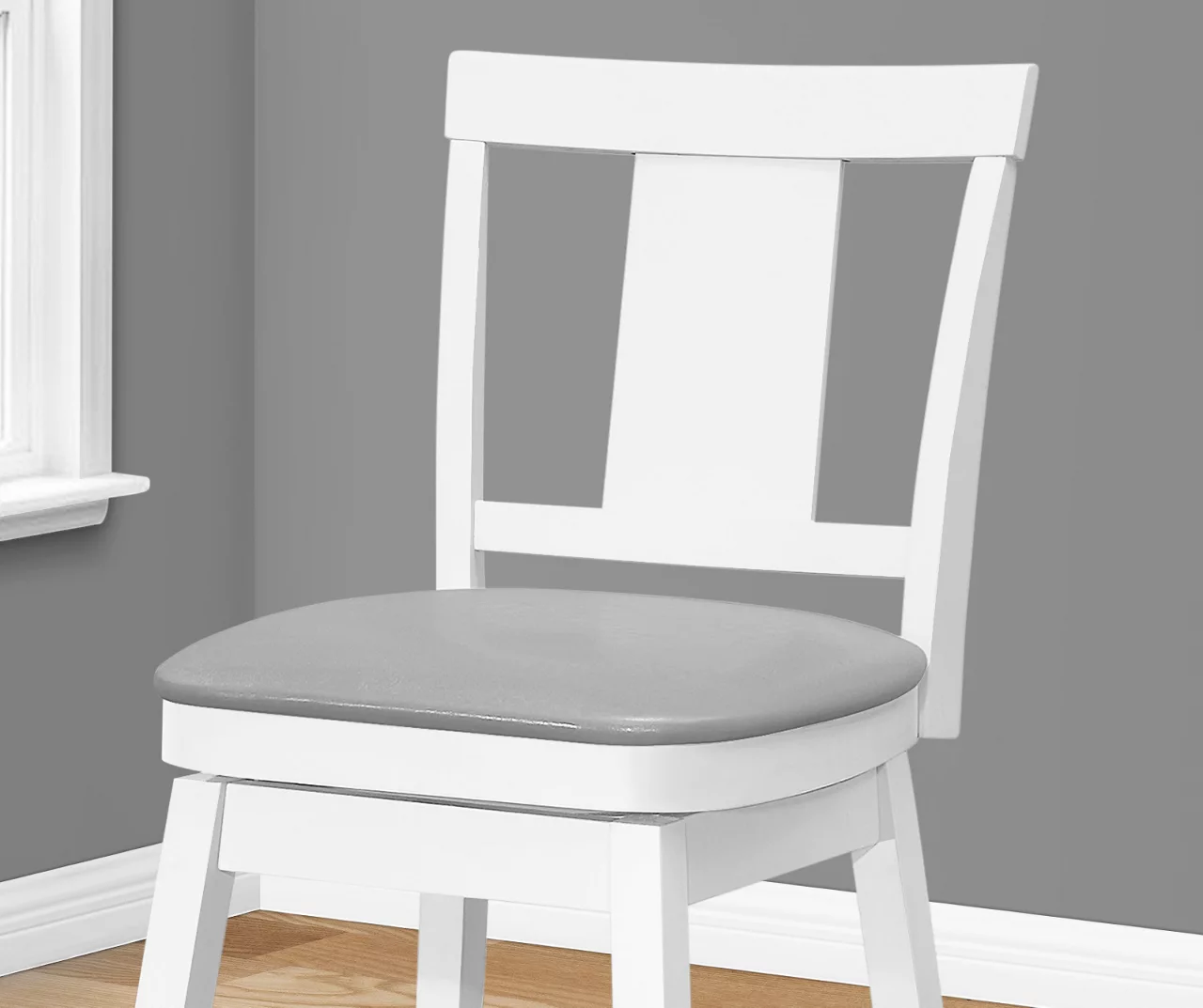 Faux Leather Swivel Bar Stools, 2-Pack 12 Faux Leather Swivel Bar Stools, 2-Pack - Image 10