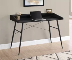 2-Cubby Computer Desk With Hutch -Storage supplies store 810533452 1