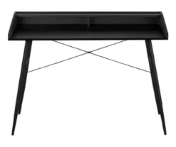 2-Cubby Computer Desk With Hutch -Storage supplies store 810533452 4