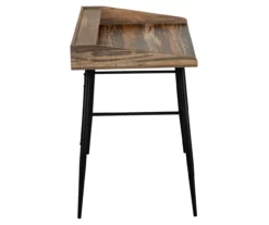 2-Cubby Computer Desk With Hutch -Storage supplies store 810533453 6
