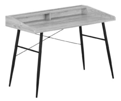 2-Cubby Computer Desk With Hutch -Storage supplies store 810533456 2