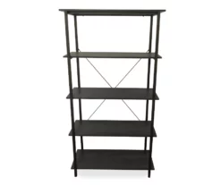 Real Living Rustic 5-Shelf Bookcase -Storage supplies store 810534675 1