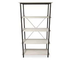 Real Living Rustic 5-Shelf Bookcase -Storage supplies store 810534676 1