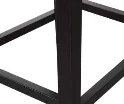 30" Black Faux Brushed Leather Bar Stools, 2-Pack 16 30" Black Faux Brushed Leather Bar Stools, 2-Pack -Storage supplies store 810535738 3