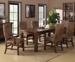 Rustic Pine & Dixie Almond Upholstered Dining Chairs, 2-Pack 10 Rustic Pine & Dixie Almond Upholstered Dining Chairs, 2-Pack -Storage supplies store 810535744 6