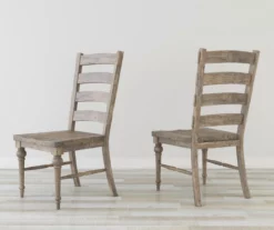 Sandstone Buff Ladderback Upholstered Dining Chairs, 2-Pack -Storage supplies store 810535746 6