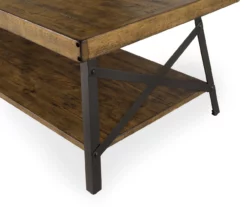 Pomona Pine Brown Coffee Table -Storage supplies store 810535747 4