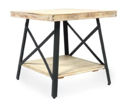 Willow River Pomona Open-Shelf End Table