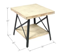 Willow River Pomona Open-Shelf End Table 32 Willow River Pomona Open-Shelf End Table -Storage supplies store 810535751 2