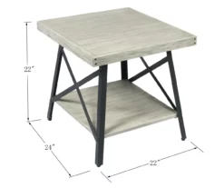 Willow River Pomona Open-Shelf End Table 39 Willow River Pomona Open-Shelf End Table -Storage supplies store 810535752 2